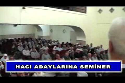 Hacı adaylarına seminer