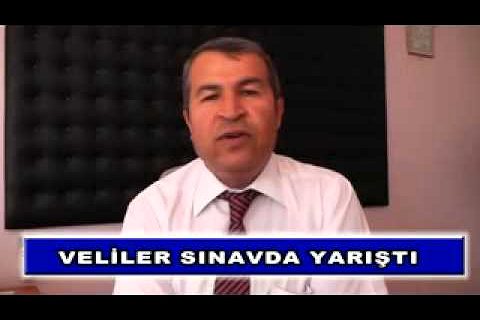 Veliler sınavda yarıştı