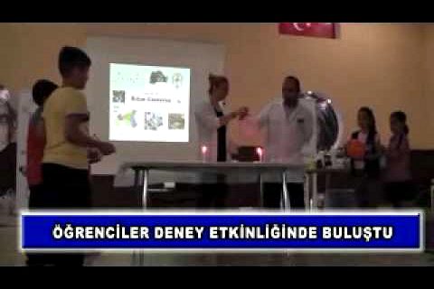 öğrenciler deney etkinliğinde buluştu