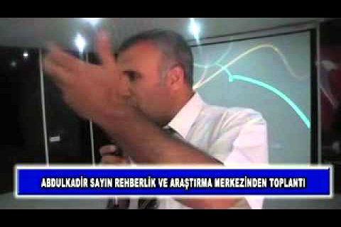 Abdulkadir sayın rehberlik ve araştırma merkezinden toplantı