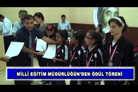 Milli eğitim müdürlüğün'den ödül töreni