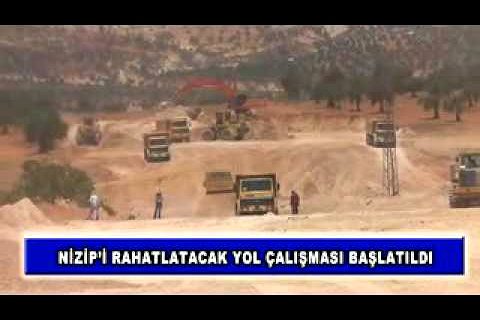 Nizip'i rahatlatacak yol çalışması başlatıldı