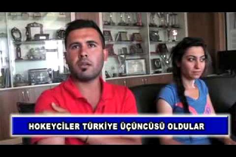 Hokeyciler türkiye üçüncüsü oldular