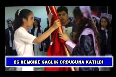26 hemşire sağlık ordusuna katıldı