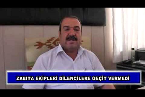 Zabıta ekipleri dilencilere geçit vermedi