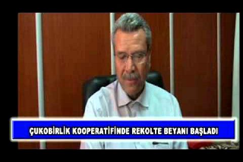 çukobirlik kooperatifinde rekolte beyanı başladı