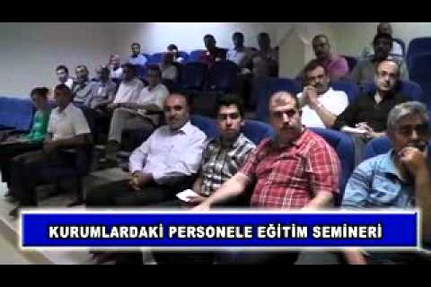 Kurumlardaki personele eğitim semineri