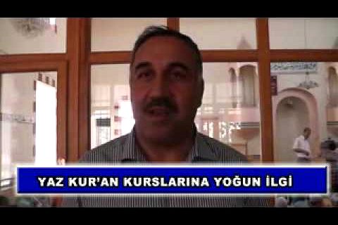 03 yaz kur'an kurslarına yoğun ilgi