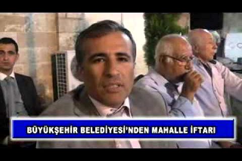 Büyükşehir belediyesi'nden mahalle iftarı