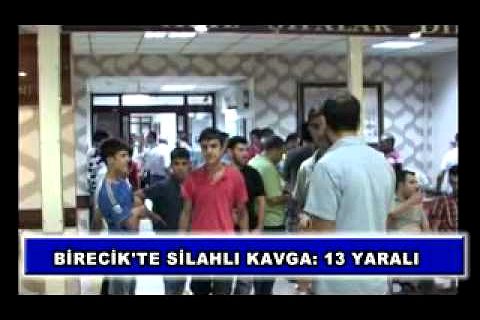 Birecik'te silahlı kavga 13 yaralı
