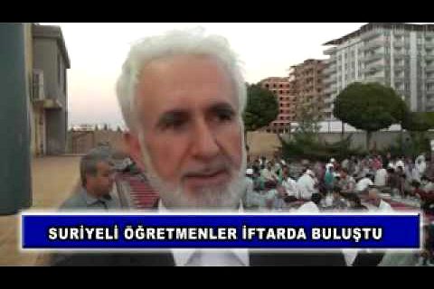 Suriyeli öğretmenler iftarda buluştu