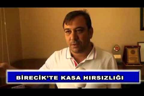 Birecik'te kasa hırsızlığı