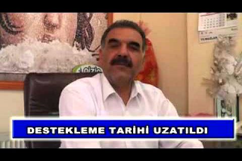 Destekleme tarihi uzatıldı