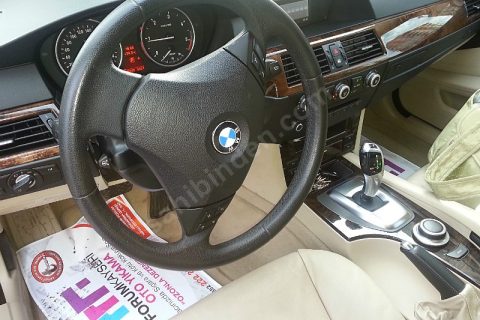 2008 bmw 5.20d premium joystick askeri doktordan motor garantili
