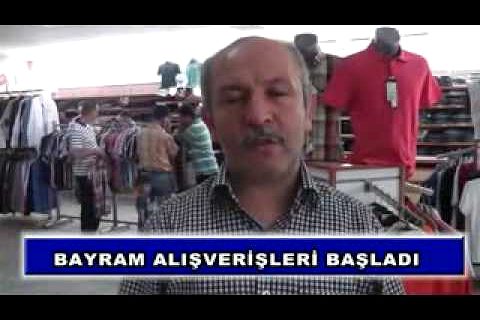 Bayram alışverişleri başladı