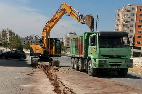 Avrupa Birliği içme suyu projesi alan çalışması süratle devam etmektedir.