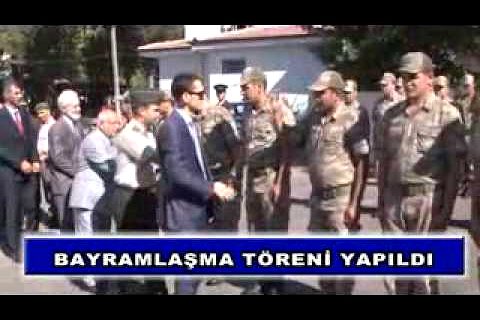 Bayramlaşma töreni yapıldı