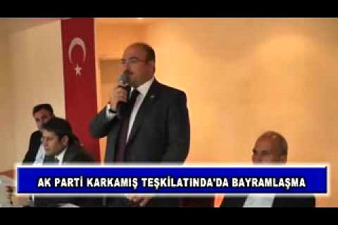 Ak parti karkamış teşkilatında'da bayramlaşma