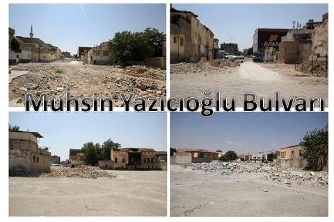MUHSİN YAZİCİOĞLU BULVARI İSTİMLAK SORUNU ÇÖZÜLDÜ ve YIKIM YAPILDI