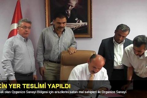 Organize sanayii için yeni yer tespiti yapıldı