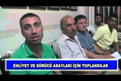 Ehliyet ve sürücü adayları için toplandılar