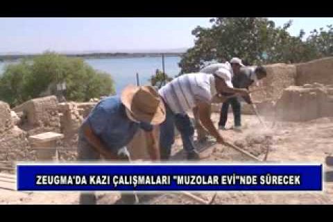 Zeugma'da kazı çalışmaları muzolar evinde sürecek