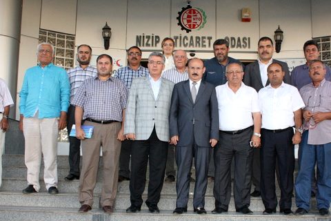 Nizip Kaymakamı Yaşar Karadeniz Nizip Ticaret Odası’na Veda Ziyaretinde Bulundu