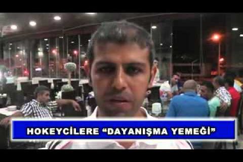 Hokeycilere “dayanışma yemeği”