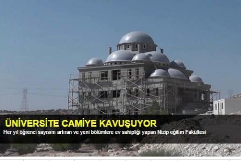 Eğitim fakültesine camii