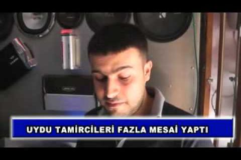 Uydu tamircileri fazla mesai yaptı