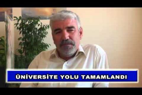 üniversite yolu tamamlandı