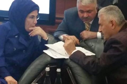 Photo - BAŞKAN AKDOĞAN,HANIMEFENDİ EMİNE ERDOĞAN ve BAŞDANIŞMAN BİNALİ YILDIRIM