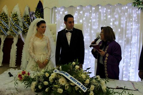 Photo - Gaziantep Büyükşehir Belediye Başkanı Fatma Şahin Nizip Belediye nikah salonu