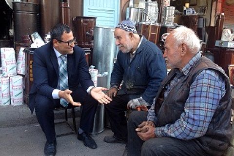 Nizip Kaymakamı Harun SARIFAKIOĞULLARI ndan esnaf ziyaretleri
