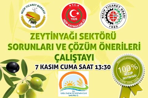 NTO’da Zeytinyağı Sektörü Sorunları ve Çözüm Önerileri Toplantısı Düzenlenecek.