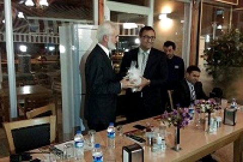 İlçe Müftüsü Yrd. Doç. Dr. Mustafa GENÇ'e veda yemeği
