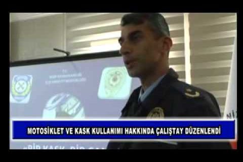 Motosiklet ve kask kullanımı hakkında çalıştay düzenlendi