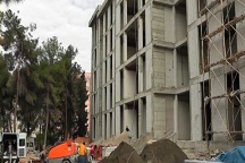 Kaymakam SARIFAKIOĞULLARI Hükümet Konağı binasının inşaatını yerinde inceledi