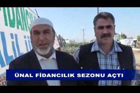 ünal fidancılık sezonu açtı