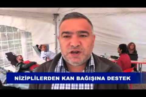 Niziplilerden kan bağışına destek