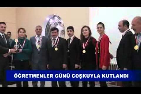 öğretmenler günü coşkuyla kutlandı