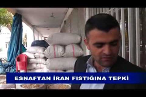 Esnaftan iran fıstığına tepki
