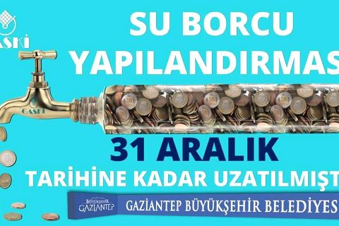 Photo - DUYURU : Su borcu yapılandırması 31 Aralık'a kadar uzatıldı.
