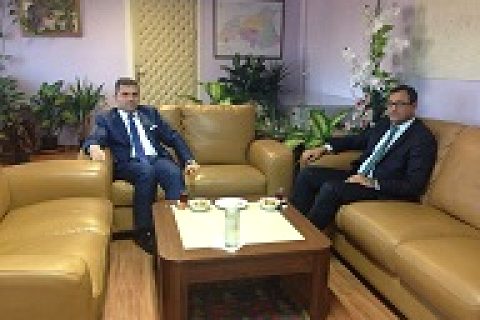 Şahinbey Kaymakamı Selami AYDIN'dan Nizip Kaymakamı Harun SARIFAKIOĞULLARI'na ziyaret