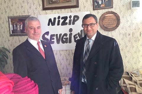 Nizip Kaymakamı Sayın Harun SARIFAKIOĞULLARI'ndan Nizip Sevgi Evine ziyaret