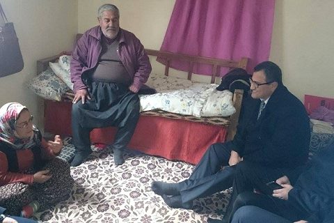 Nizip Kaymakamı Sayın Harun SARIFAKIOĞULLARI , Sultan Abdülhamit Mahallesine Hane ziy
