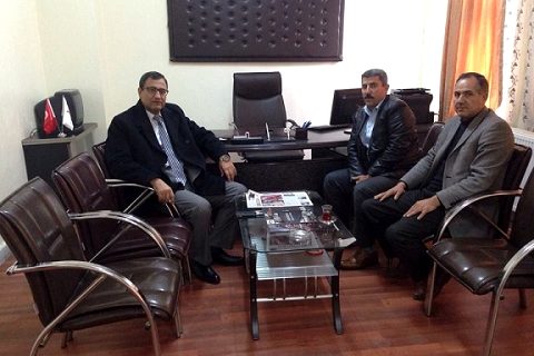 Nizip Kaymakamı Sayın Harun SARIFAKIOĞULLARI, Türk Kızılayı Nizip Şubesi ziyaret etti