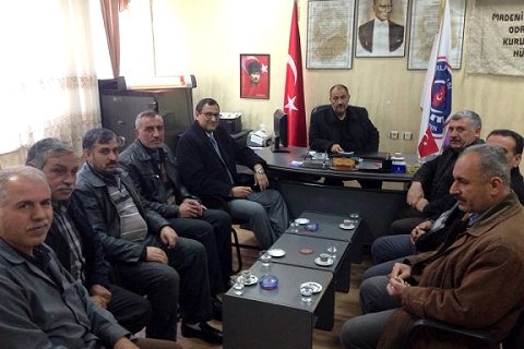 Nizip Kaymakamı Sayın Harun SARIFAKIOĞULLARI, Nizip Madeni Sanatkarlar Odasına ziyare