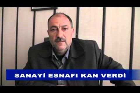 Sanayi esnafı kan verdi