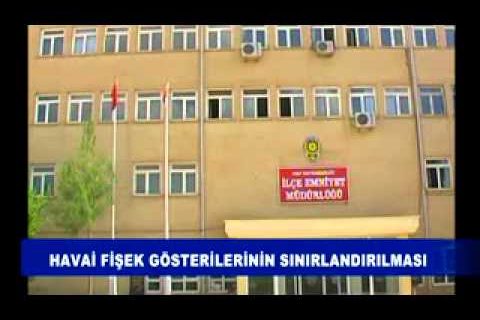 Havai fişek gösterilerinin sınırlandırılması